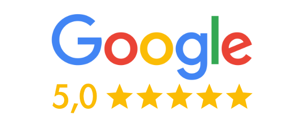 mit 5,0 Sternen bei Google bewertet