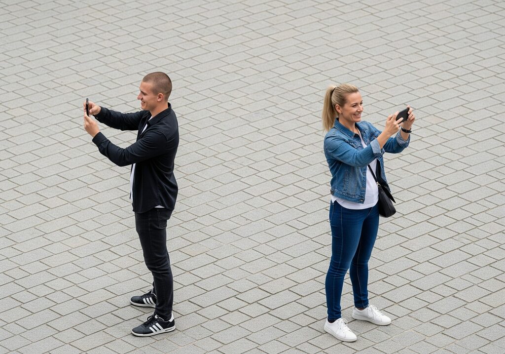 Fotografieren beim Leipzig Rundgang